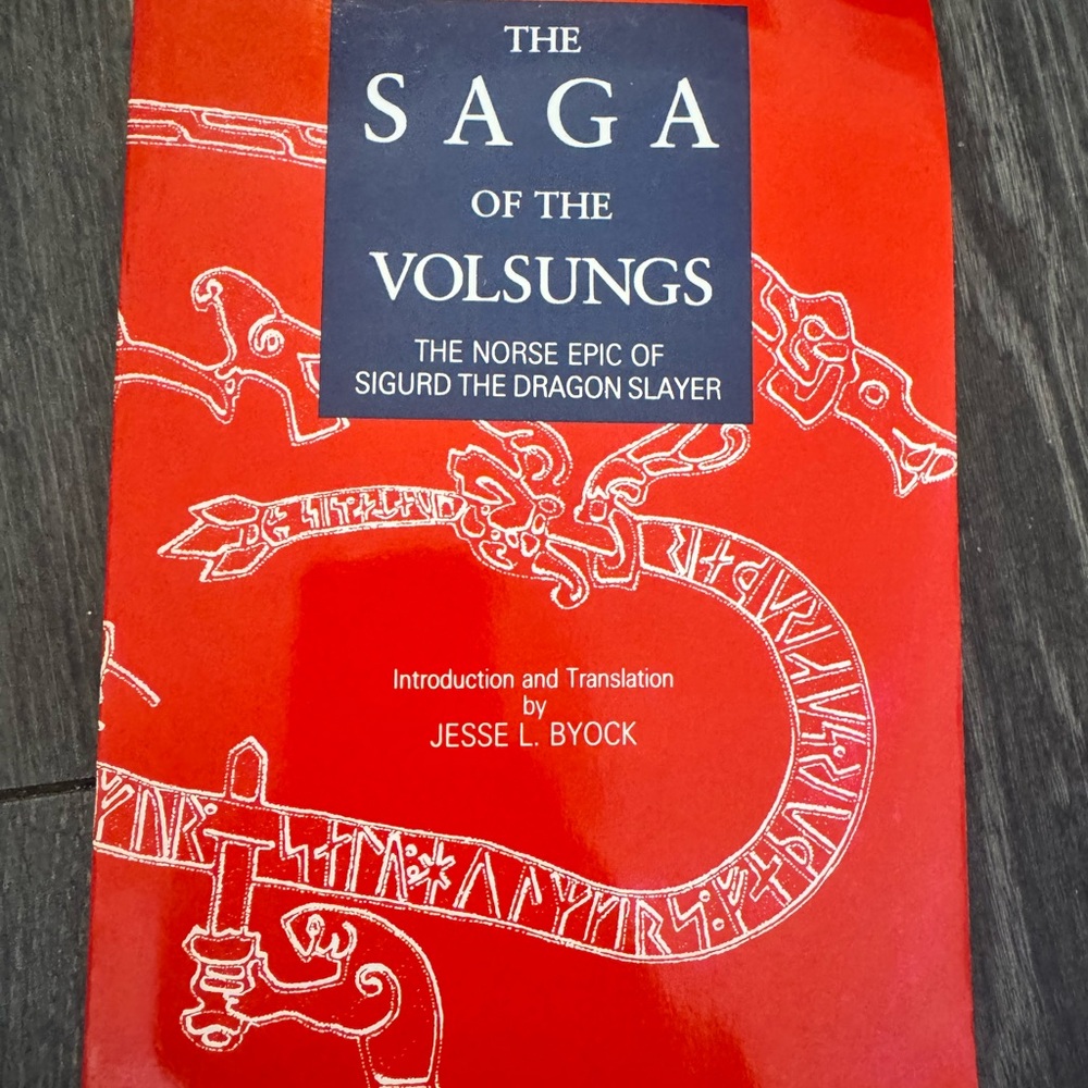 Saga of the Volsungs Norse Epic Sigurd Dragon Slayer Mythology Book